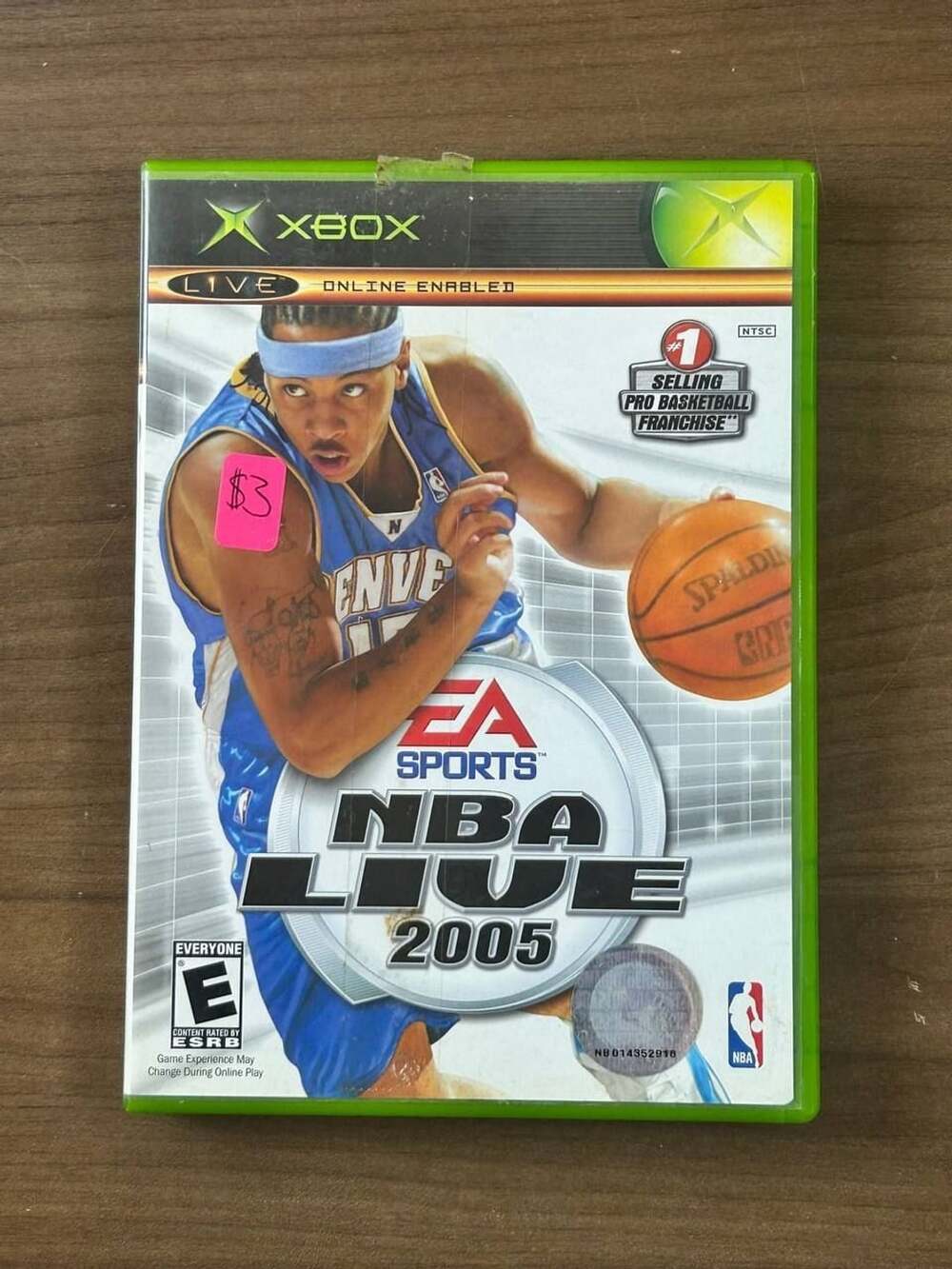 NBA Live 2005 Microsoft Original Xbox 2004 NTSC Game with Case & Manual